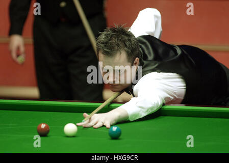 JOHN HIGGINS SCOZIA CROGIOLO SHEFFIELD Inghilterra 22 aprile 2003 Foto Stock