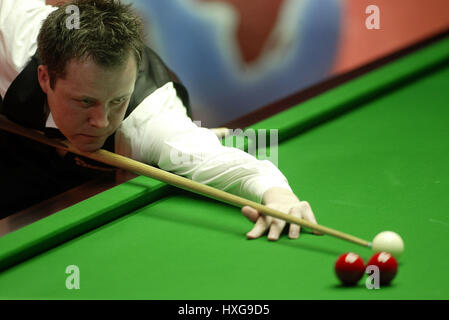 JOHN HIGGINS SCOZIA CROGIOLO SHEFFIELD Inghilterra 22 aprile 2003 Foto Stock