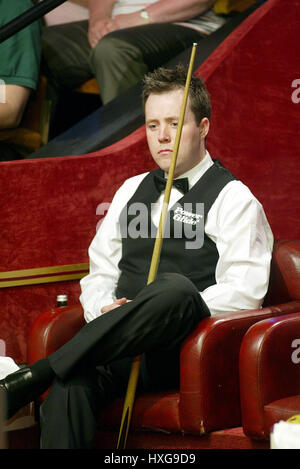 JOHN HIGGINS SCOZIA CROGIOLO SHEFFIELD Inghilterra 22 aprile 2003 Foto Stock