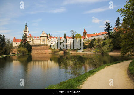 Park Pruhonice vicino a Praga, Repubblica Ceca Foto Stock