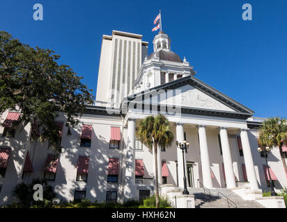 Nuova Florida State Capitol Building, Tallahassee e la storica Capitol Museum, STATI UNITI D'AMERICA Foto Stock