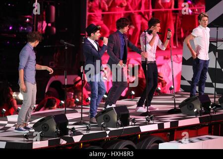 Un senso un senso uno in direzione Stratford London Inghilterra 12 Agosto 2012 Foto Stock