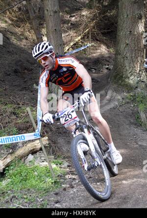 EMILLIEN VIENNET TEAM NUOVO CICLISMO DALBY FOREST YORKSHIRE 24 Aprile 2010 Foto Stock