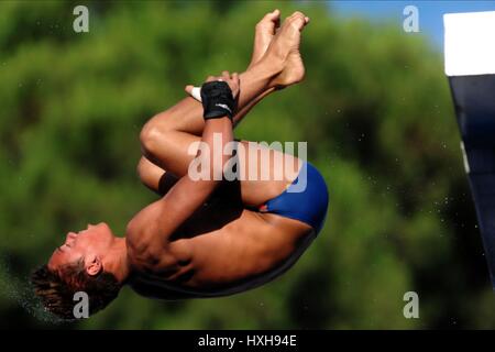 TOM DALEY (UK SALES SOLO) 10 metri piattaforma Roma Italia 21 luglio 2009 Foto Stock