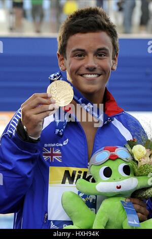 TOM DALEY (UK SALES SOLO) 10 metri piattaforma Roma Italia 21 luglio 2009 Foto Stock