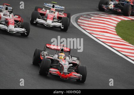 LEWIS HAMILTON MCLAREN MERCE Gran Premio del Brasile a Interlagos BRASILE 02 Novembre 2008 Foto Stock