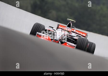 HEIKKI KOVALAINEN IN MCLAREN TEAM DI SPA-Francorchamps Belgio 05 Settembre 2008 Foto Stock