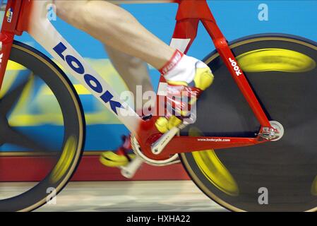 Escursioni in bicicletta GIOCHI DEL COMMONWEALTH 2002 Città dello Sport Manchester Inghilterra 30 Luglio 2002 Foto Stock