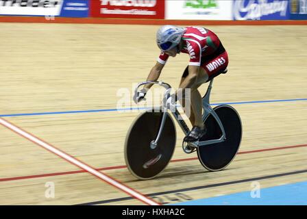 JOBY INGRAM DODD CYCLING SPORT CITY Manchester Inghilterra 30 Luglio 2002 Foto Stock