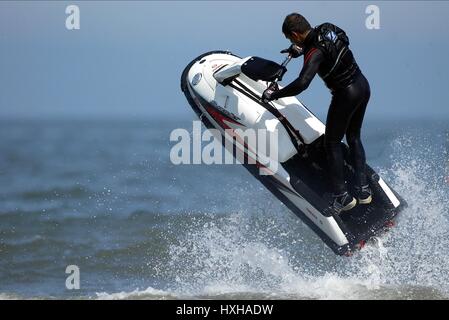 JET SKI SOUTH BAY SCARBOROUGH SOUTH BAY Scarborough North Yorkshire Inghilterra 02 Giugno 2007 Foto Stock