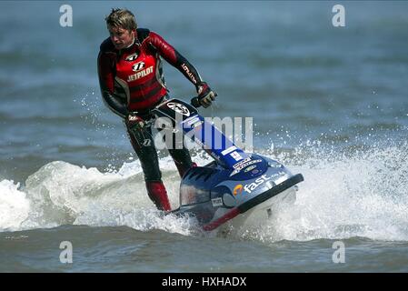 JET SKI SOUTH BAY SCARBOROUGH SOUTH BAY Scarborough North Yorkshire Inghilterra 02 Giugno 2007 Foto Stock