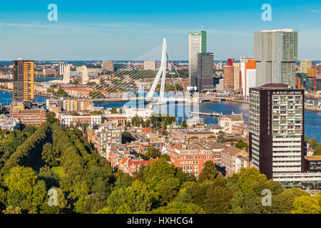 Vista dalla Torre Euromast, Rotterdam, Paesi Bassi Foto Stock