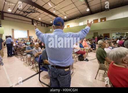 Asta alla prima chiesa battista, Alta Springs, in Florida. Foto Stock