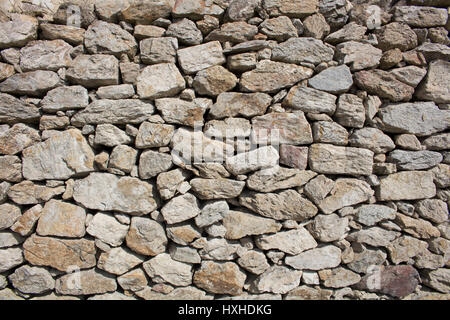 Muro di pietra ad un castello in rovina in Austria Foto Stock