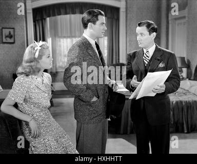 ROSCOE KARNS, Lana Turner, Richard Carlson, DANCING CO-ED, 1939 Foto Stock