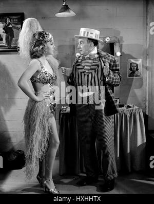 LANA TURNER, LEON ERROL, DANCING CO-ED, 1939 Foto Stock