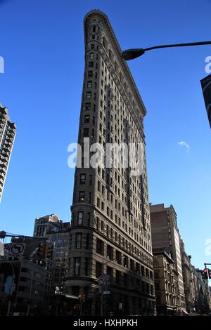 Flat Iron Building di New York Foto Stock