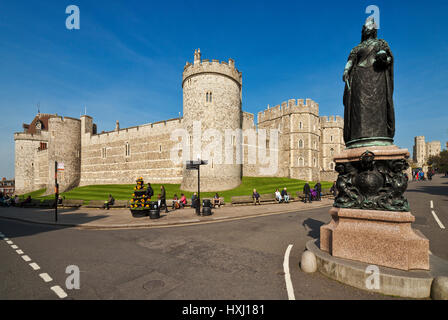 Castello di Windsor in Inghilterra. Foto Stock