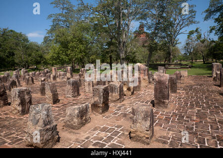 Dalada maligawa anuradhapura Nord provincia centrale dello Sri lanka Foto Stock