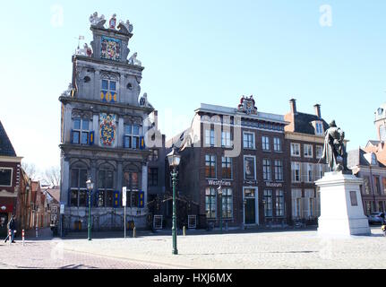 Museo Westfries (regionale Westfrisian museo) a Roode Steen Square, Central Hoorn, North Holland, Paesi Bassi Foto Stock