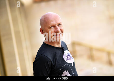 Oxford, Regno Unito. 28 Mar, 2017. Il Professor Marcus Du Sautoy a Worcester College Lecture Theatre per la Oxford Festival Letterario. Foto di Richard Cave 28.03. Credito: Richard Cave/Alamy Live News Foto Stock