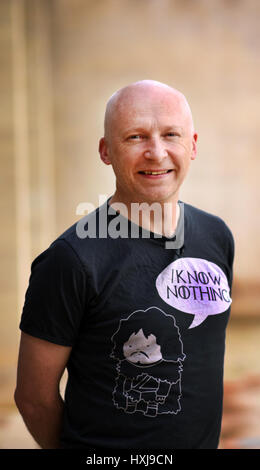 Oxford, Regno Unito. 28 Mar, 2017. Il Professor Marcus Du Sautoy a Worcester College Lecture Theatre per la Oxford Festival Letterario. Foto di Richard Cave 28.03. Credito: Richard Cave/Alamy Live News Foto Stock