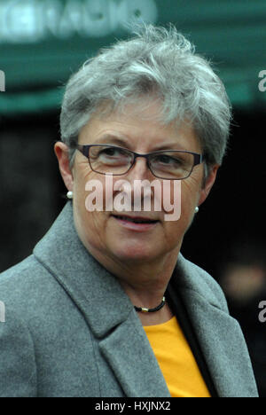 Londra, Regno Unito. 29 Mar, 2017. Gisela STUART fuori le case del Parlamento il giorno dell'articolo 50 il ritiro del Regno Unito dalla UE inviati a Bruxelles. Credito: JOHNNY ARMSTEAD/Alamy Live News Foto Stock