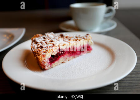 Foto di una deliziosa torta di frutta Foto Stock