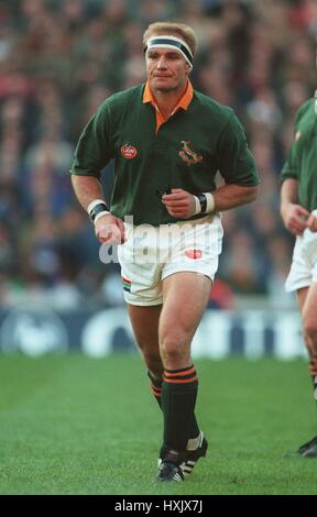 FRANCOIS PIENAAR SUDAFRICA RU 05 Dicembre 1995 Foto Stock