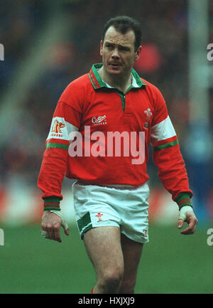 IEUAN EVANS GALLES & LLANELLI RU 07 Marzo 1995 Foto Stock