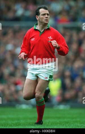 IEUAN EVANS GALLES & LLANELLI RU 08 Marzo 1992 Foto Stock