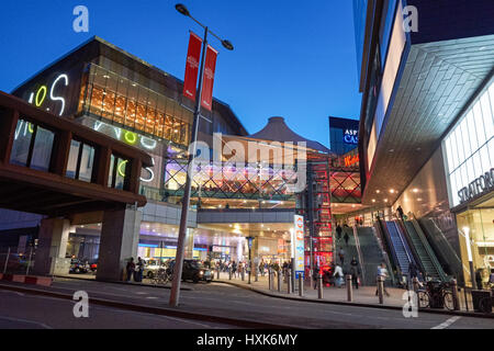 Westfield Stratford City Shopping Centre di Londra England Regno Unito Regno Unito Foto Stock