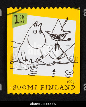 Il finlandese francobollo Foto Stock