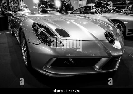 Grand Tourer vettura Mercedes-Benz SLR McLaren Stirling Moss (limited edition, 75 veicoli), 2009. Foto Stock