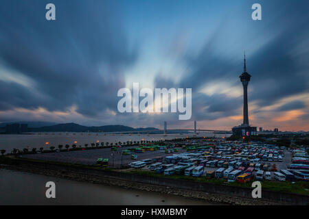 Architettura urbana a Macao Foto Stock