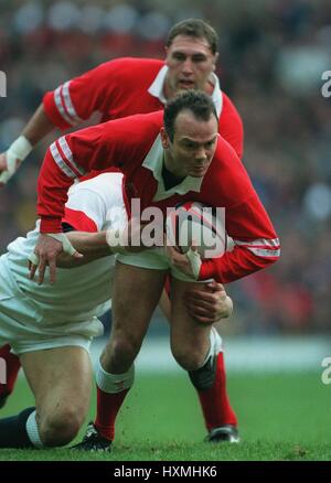 IEUAN EVANS GALLES & LLANELLI RU 05 Febbraio 1996 Foto Stock