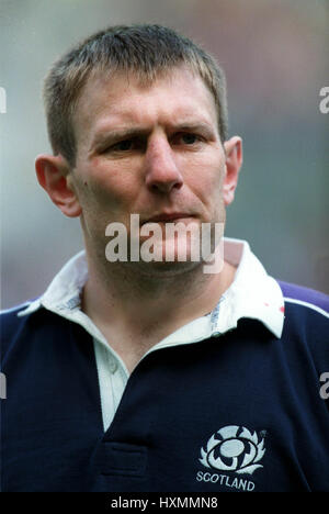 GARY ARMSTRONG SCOZIA & NEWCASTLE RU 10 Aprile 1999 Foto Stock