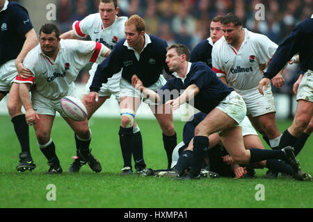 GARY ARMSTRONG SCOZIA & NEWCASTLE RU 23 Marzo 1998 Foto Stock