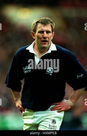 GARY ARMSTRONG SCOZIA & NEWCASTLE RU 09 Marzo 1998 Foto Stock