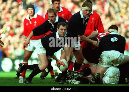 GARY ARMSTRONG SCOZIA & NEWCASTLE RU 09 Marzo 1998 Foto Stock