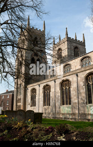 King's Lynn Minster (St Margaret's), Norfolk, Inghilterra, Regno Unito Foto Stock