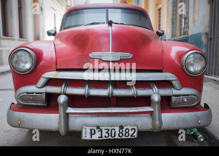 Classic car a l'Avana, Cuba Foto Stock