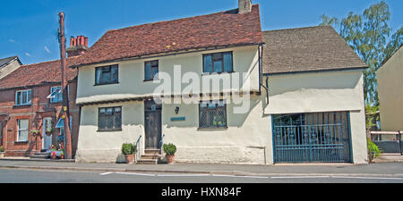 Bildeston, antica casa, Suffolk, East Anglia, Foto Stock