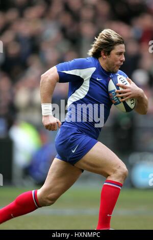 CEDRIC HEYMANS FRANCIA & TOULOUSE RU STADE FRANCE PARIS 11 Febbraio 2006 Foto Stock