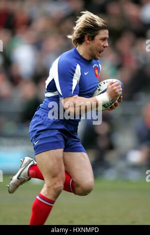 CEDRIC HEYMANS FRANCIA & TOULOUSE RU STADE FRANCE PARIS 11 Febbraio 2006 Foto Stock