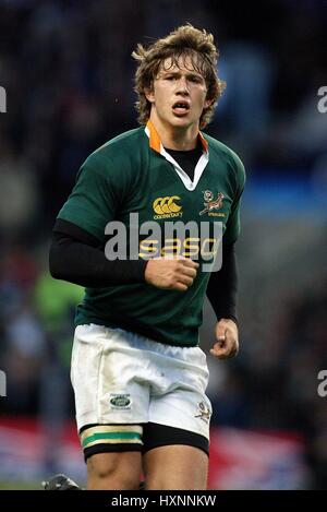 FRANCOIS STEYN SUD AFRICA RU TWICKENHAM MIDDLESEX INGHILTERRA 18 Novembre 2006 Foto Stock