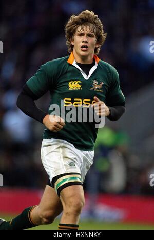 FRANCOIS STEYN SUD AFRICA RU TWICKENHAM MIDDLESEX INGHILTERRA 18 Novembre 2006 Foto Stock