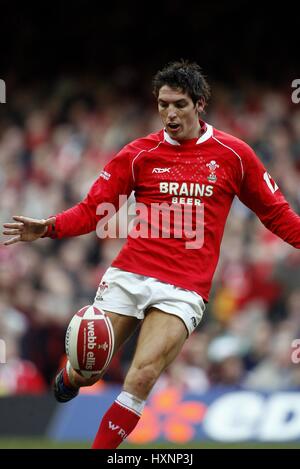 JAMES GANCIO DEL GALLES e asprì Millennium Stadium Cardiff Galles 04 Febbraio 2007 Foto Stock