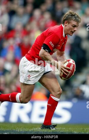 DWAYNE PEEL GALLES & LLANELLI SCARLETS Millennium Stadium Cardiff Galles 04 Febbraio 2007 Foto Stock