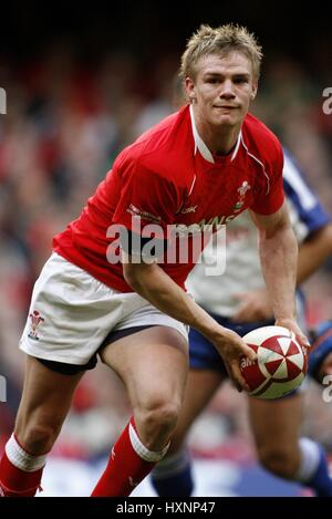 DWAYNE PEEL GALLES & LLANELLI SCARLETS Millennium Stadium Cardiff Galles 04 Febbraio 2007 Foto Stock